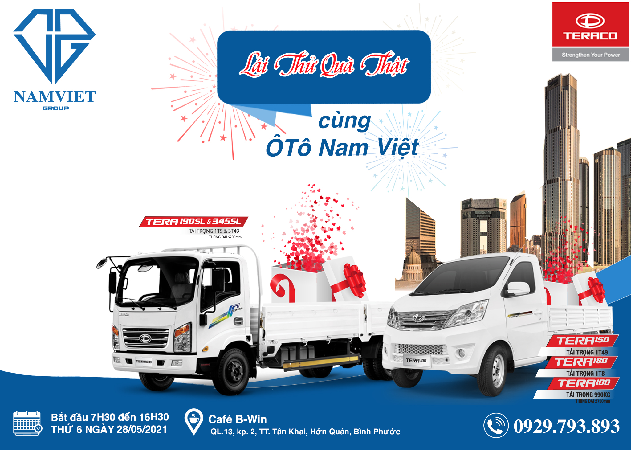 Lái Thử Quà Thật - Ngày Hội Teraco/ Tổng kho Teraco Miền Nam