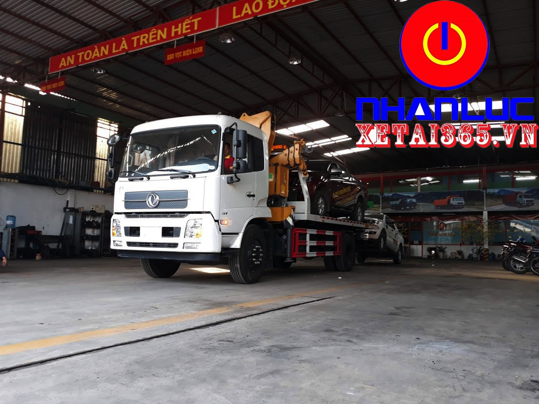 xe cứu hộ giao thông 3 chức năng - chở xe - kéo xe - cẩu gập 5 tấn / chuyên dùng nhập khẩu