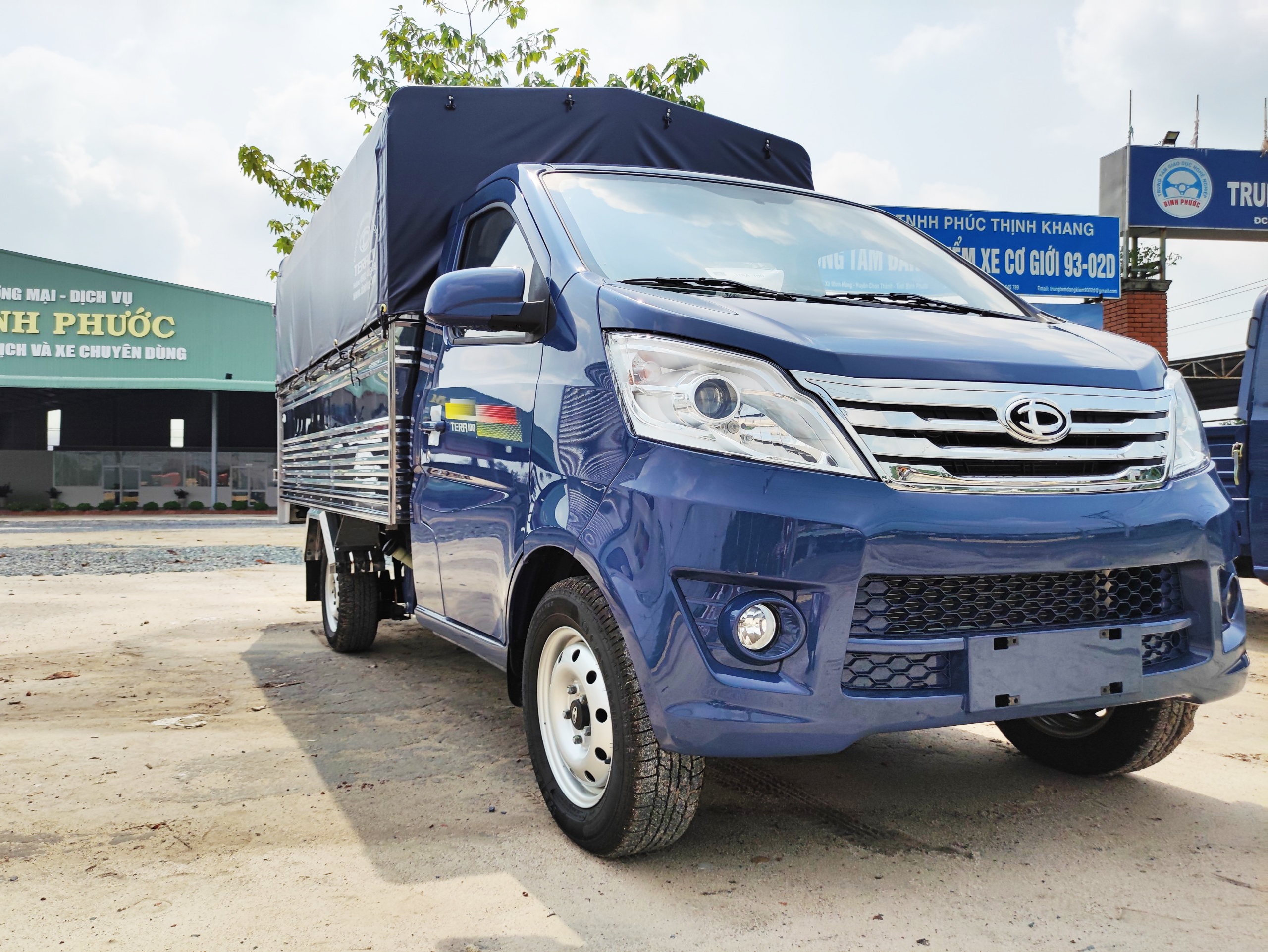 Xe Tải Teraco 100 thùng mui bạt 990kg động cơ Mitsubishi Tech/ Deahan Motor Tổng kho miền nam 